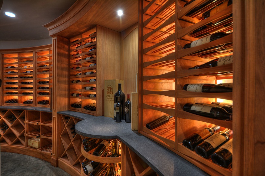 custom wine cellar design